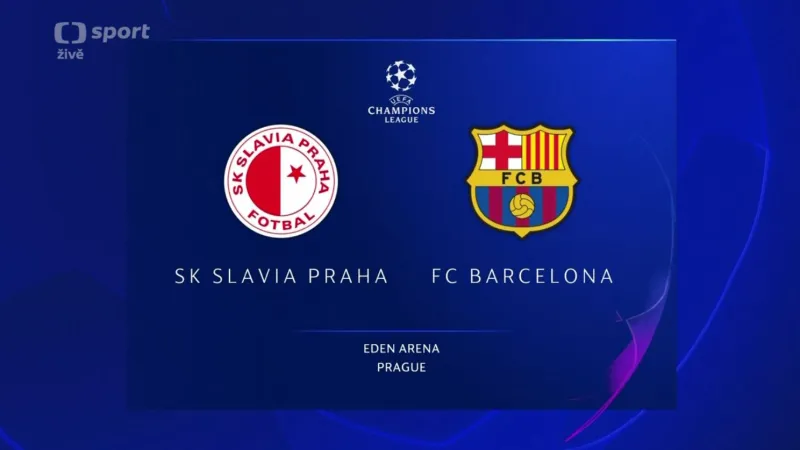 Sestřih utkání Slavia Praha - Barcelona