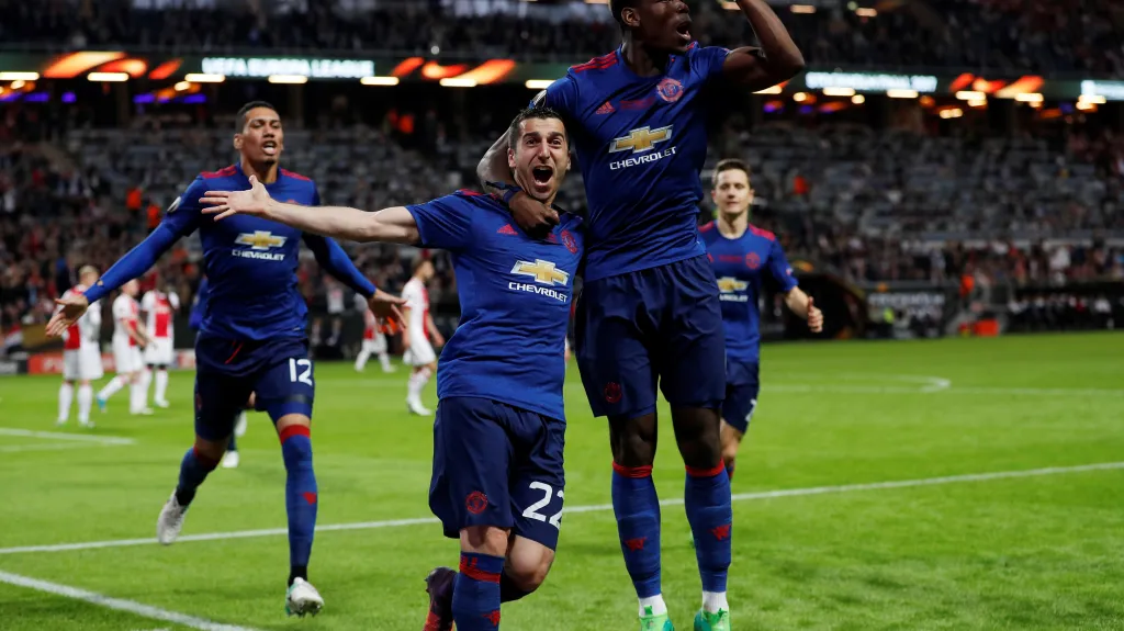 Slavící hráči Manchesteru United