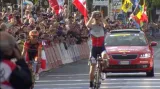 Závěrečné kilometry a finiš silničního závodu MS v cyklistice