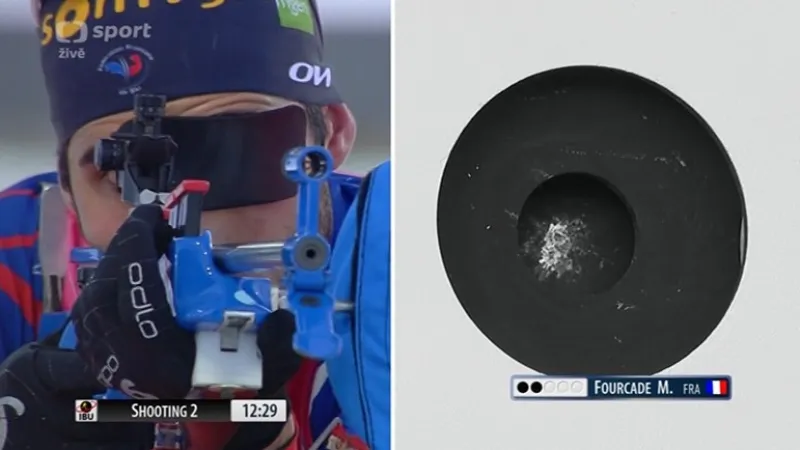 Sestřih nejdůležitějších momentů stíhačky biatlonistů v Östersundu