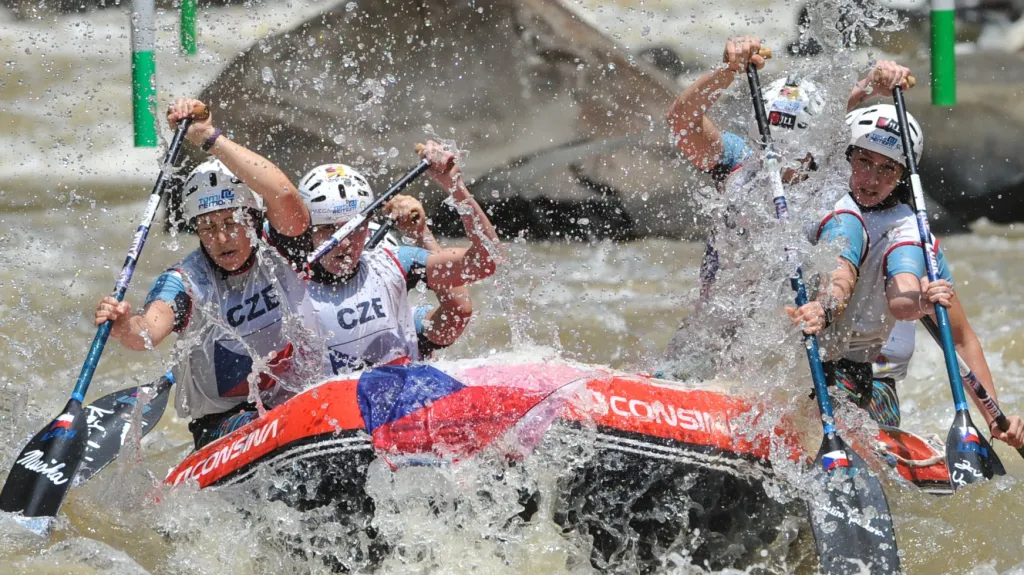 Česká posádka na MS v raftingu