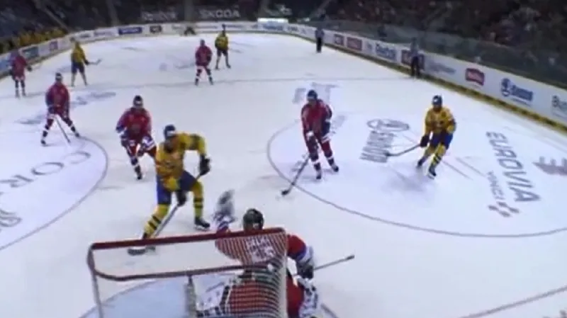 Salákův semafor při šanci Švédů