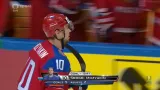 Gól v utkání Rusko - USA: Mozyakin - 2:0 (14. min.)