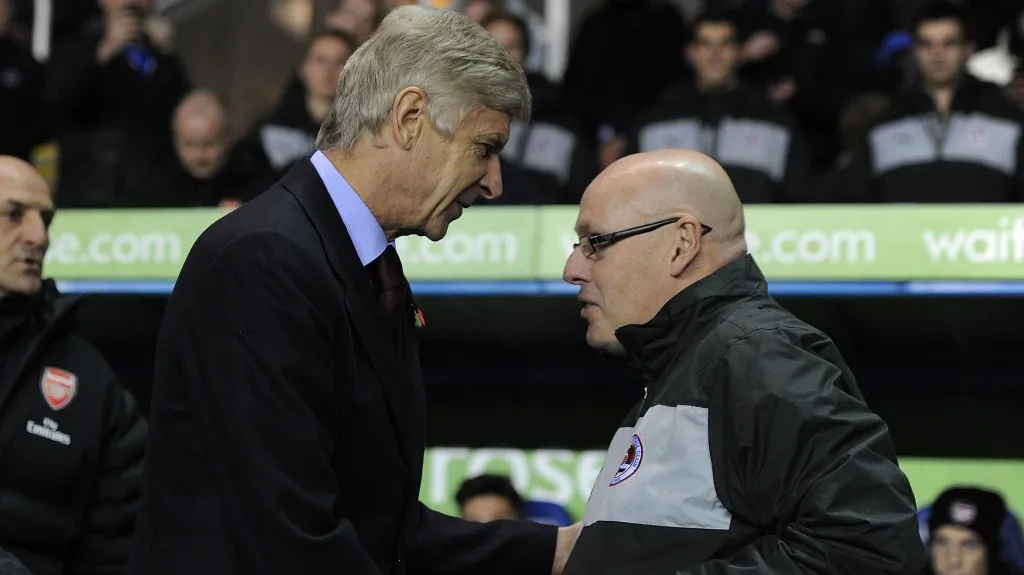 Arsene Wenger a Brian McDermott 