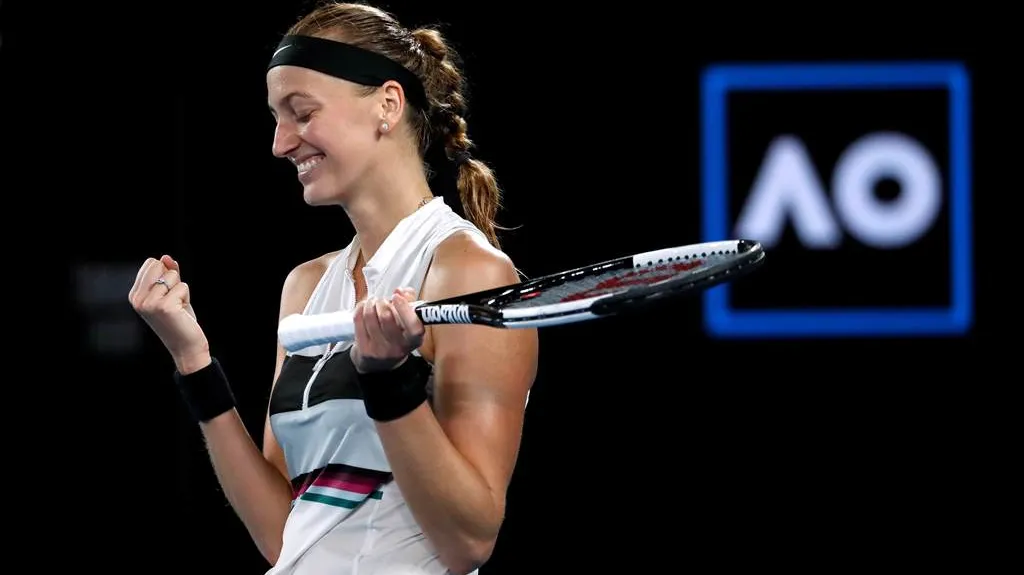 Petra Kvitová slaví postup do Australian Open