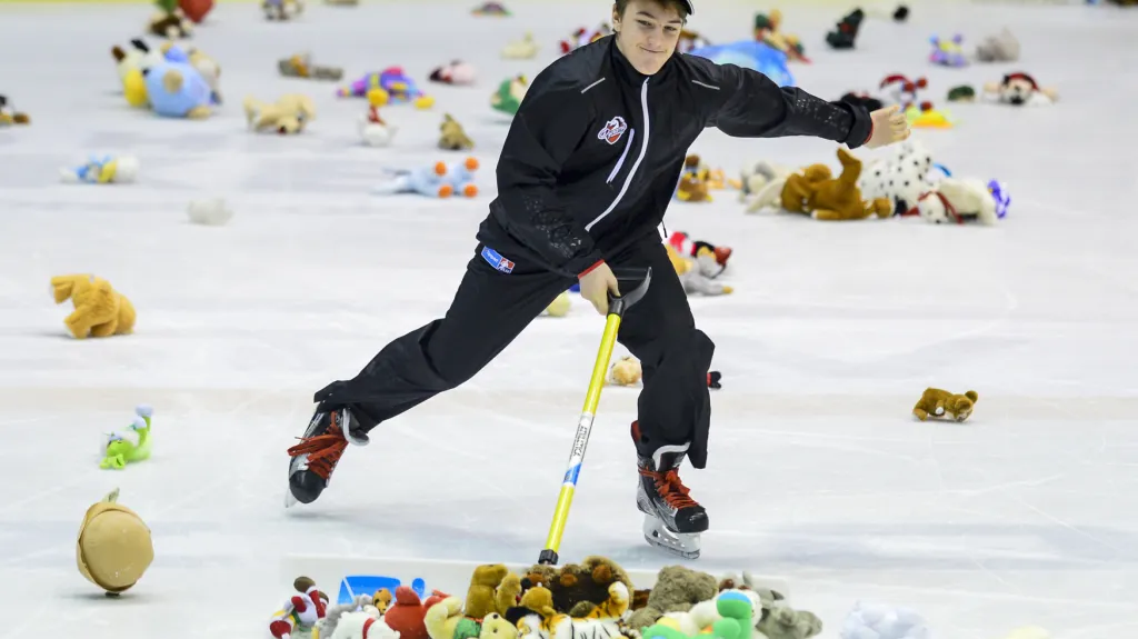 Moment z utkání Pardubice - Chomutov