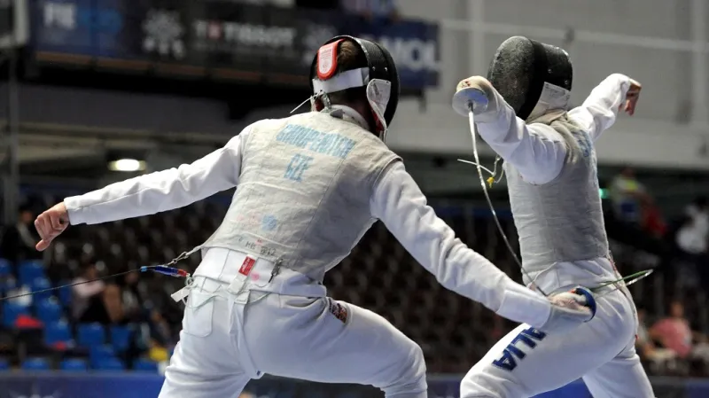 Alexander Choupenitch v souboji s Italem Baldinim na MS 2013