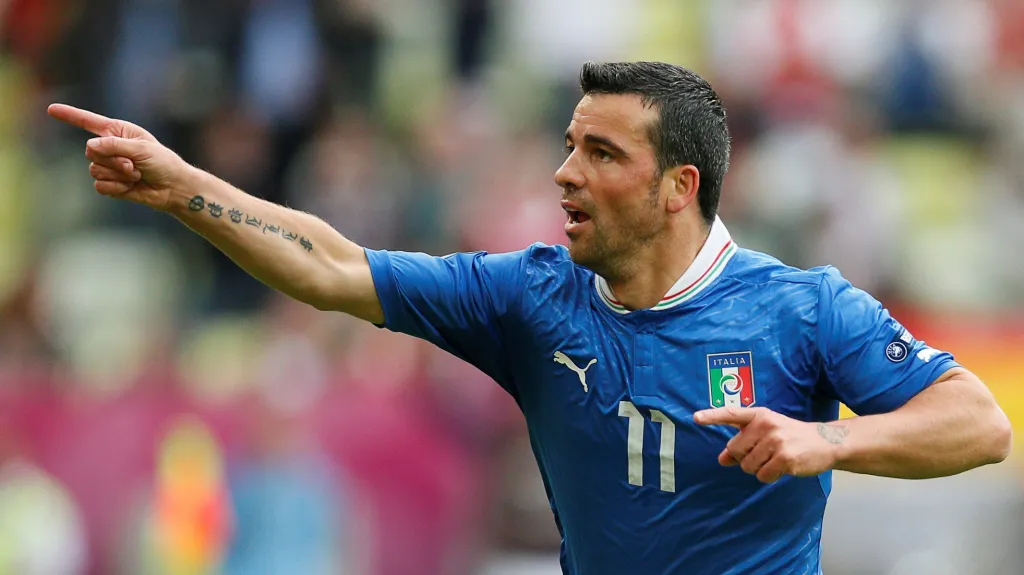 Střelec branky Antonio Di Natale