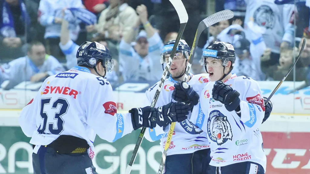 Radost hokejistů Liberce