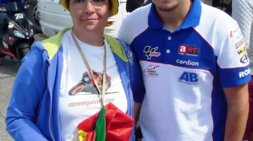 A ještě fotka do památníčku portugalské fanynky