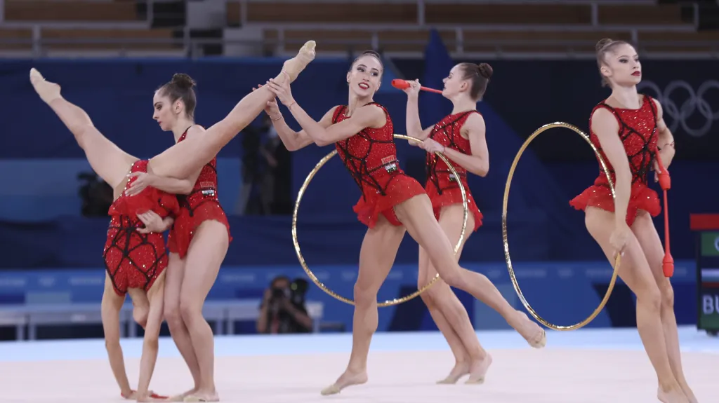 Moderní gymnastky z Bulharska