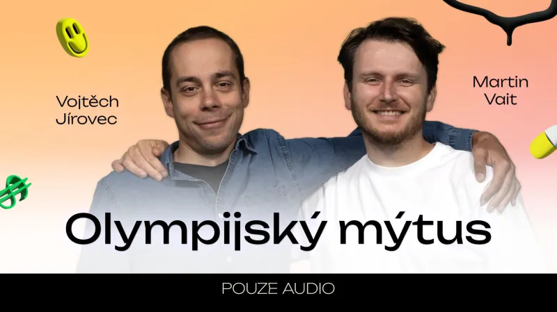 Vojtěch Jírovec a Martin Vait během natáčení Olympijského mýtu
