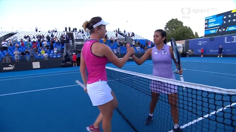 Závěr utkání Rainaová – Nosková s ohlasem