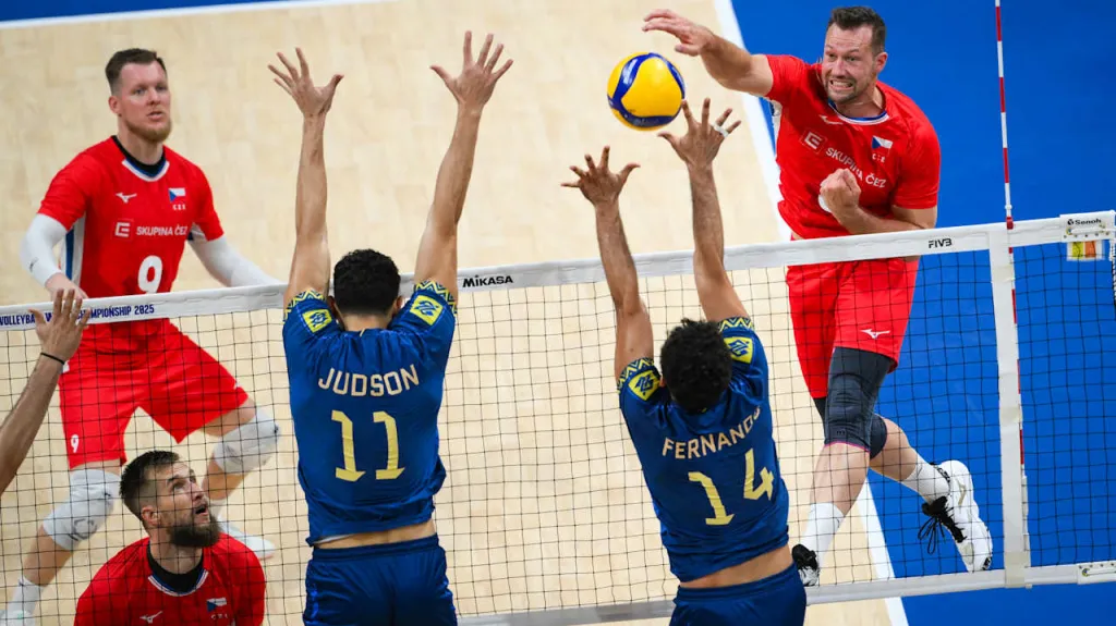 Český útok v utkání proti Brazílii