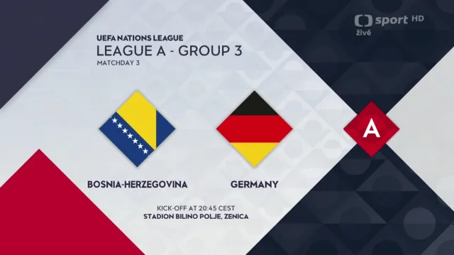 Sestřih utkání Bosna a Hercegovina – Německo