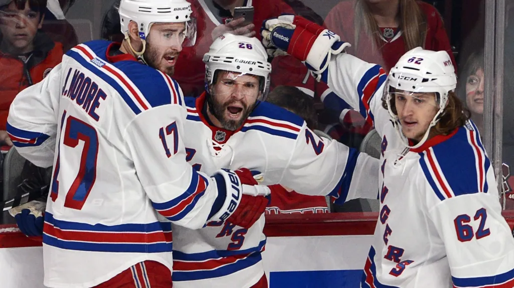 Radost hokejistů Rangers