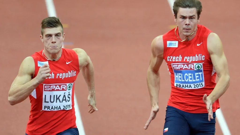 Marek Lukáš (vlevo) a Adam Sebastian Helcelet během HME v Praze