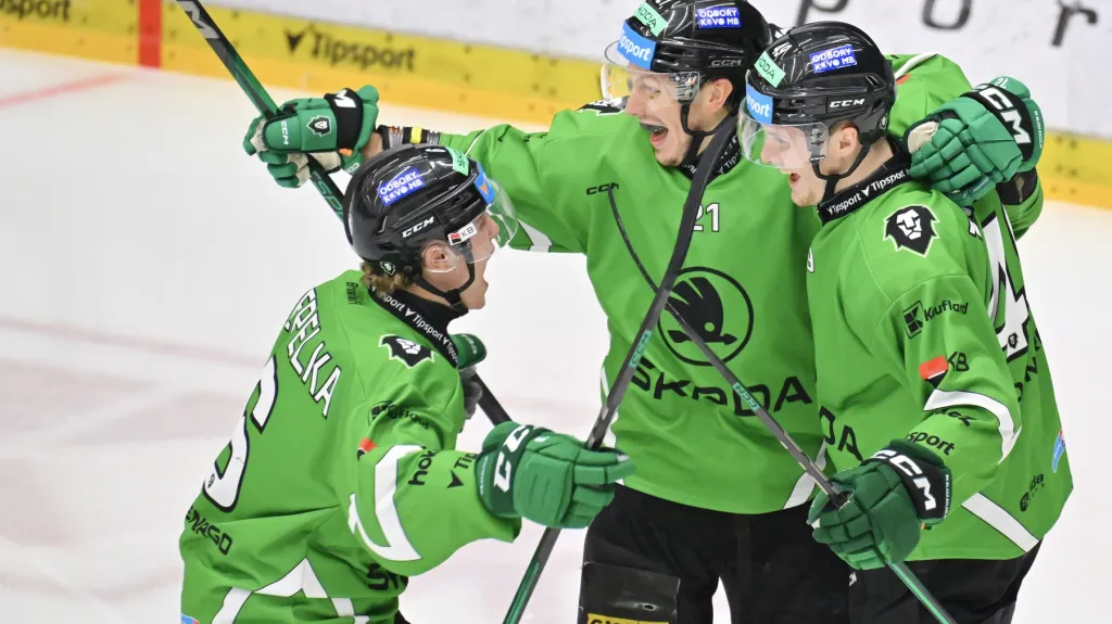 Radost hokejistů Mladé Boleslavi