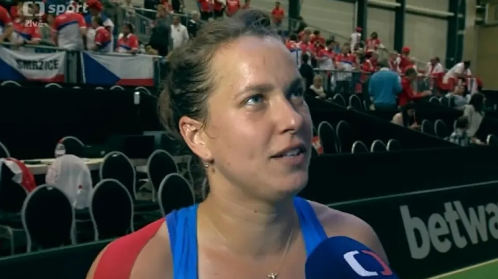 Strýcová: Můj nejlepší singlový zápas ve Fed Cupu