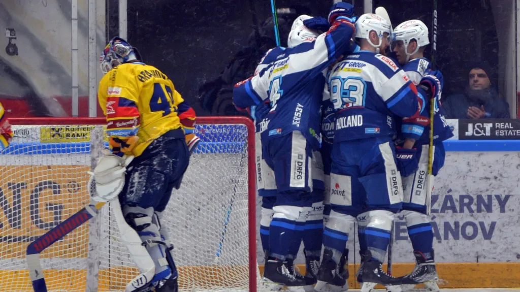 Radost hokejistů Brna