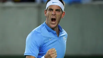 Slavící Juan Martín del Potro