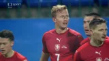 Gól v utkání Česko - Dánsko: Barák - 1:0 (8. min.)