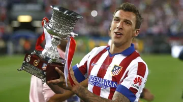 Havní hvězda večera - útočník Mario Mandžukič