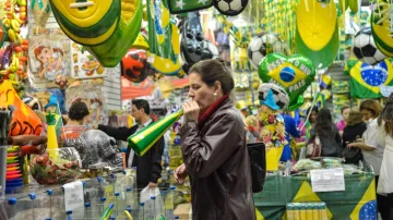 Obchody v centru Sao Paula