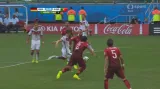 Gól v utkání Německo - Portugalsko: T. Müller - 3:0 (45+1. min.)