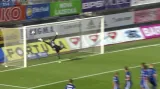 Gól v utkání Olomouc - Liberec: Alibekov – 0:2 (45+1. min.)
