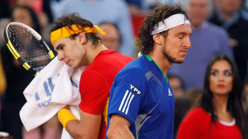 Rafael Nadal a Juan Monaco