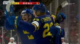 Gól v utkání Švédsko 20 – Česko 20: Wagner – 1:1 (26. min.)