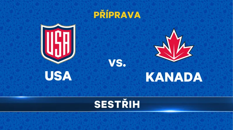 Sestřih utkání USA - Kanada