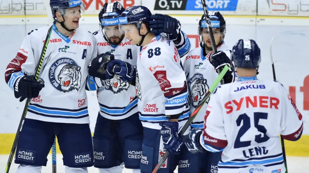 Radost hokejistů Liberce