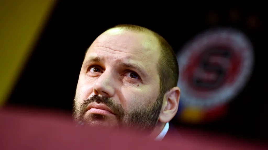 Trenér Sparty Tomáš Požár 