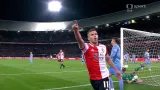 Gól v utkání Feyenoord - Slavia Praha: Linssen - 2:0 (24. min.)