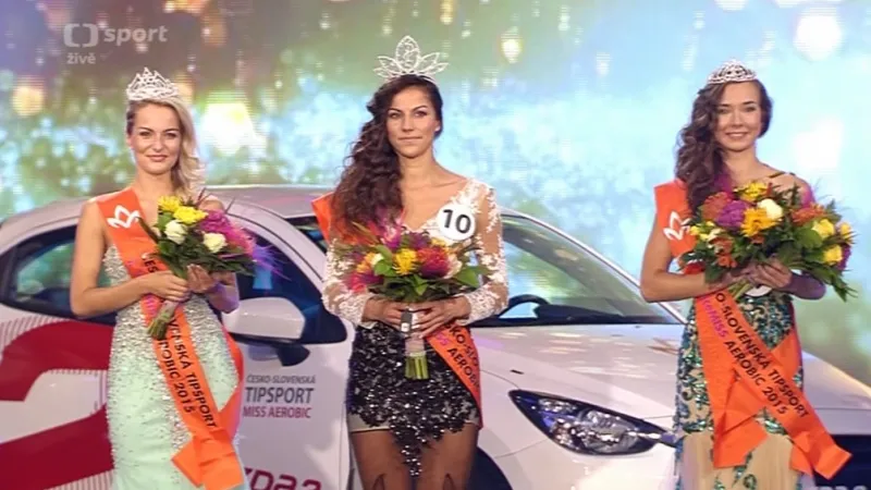 Záznam finálového večera Česko-Slovenské Tipsport Miss Aerobic