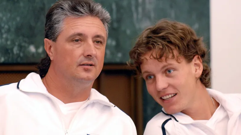 Jaroslav Navrátil a Tomáš Berdych v roce 2007