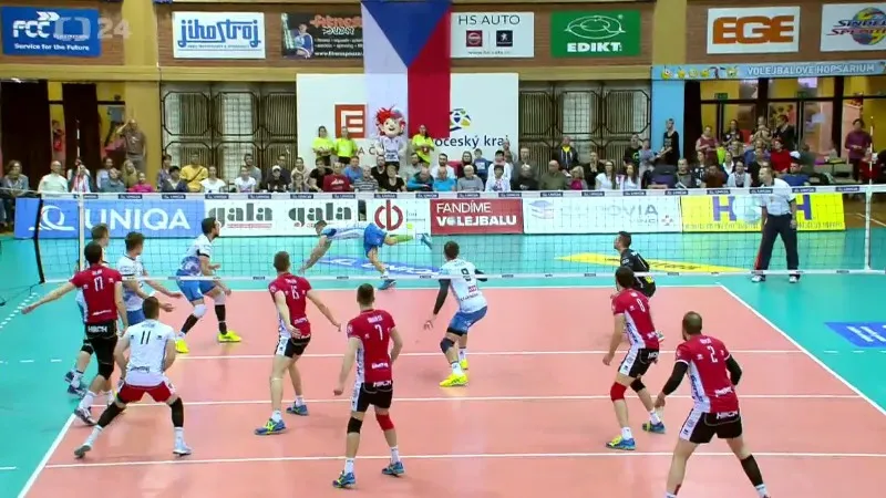 Volejbalisté Českých Budějovic vyhráli nad Kladnem čtvrté finále