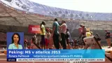 Reportérka Žaneta Peřinová ke startu MS v atletice