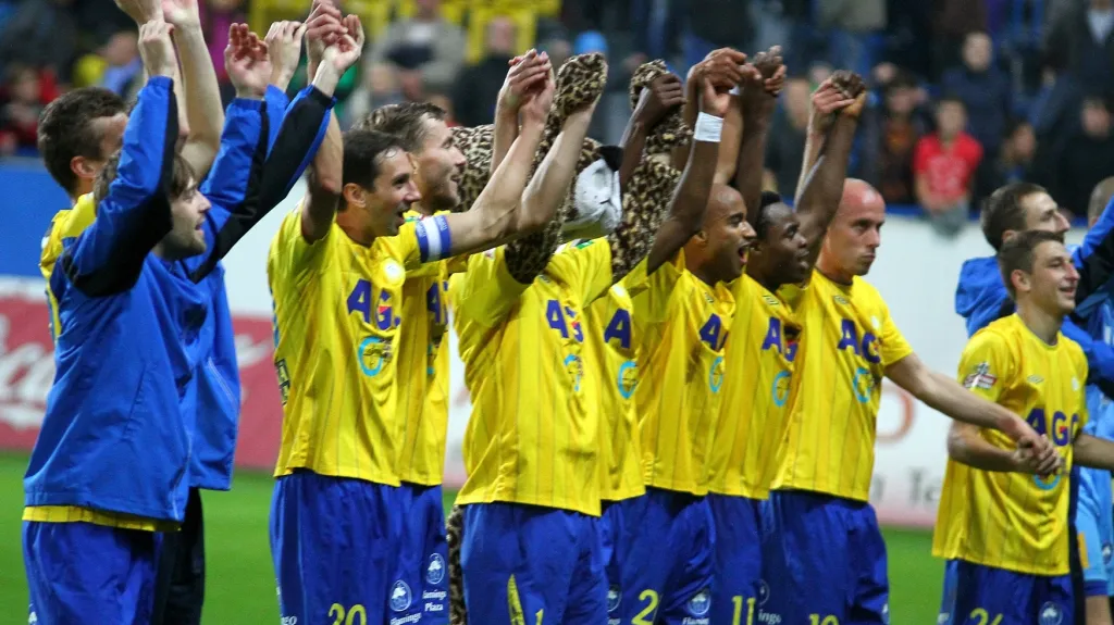 Slavící hráči Teplic