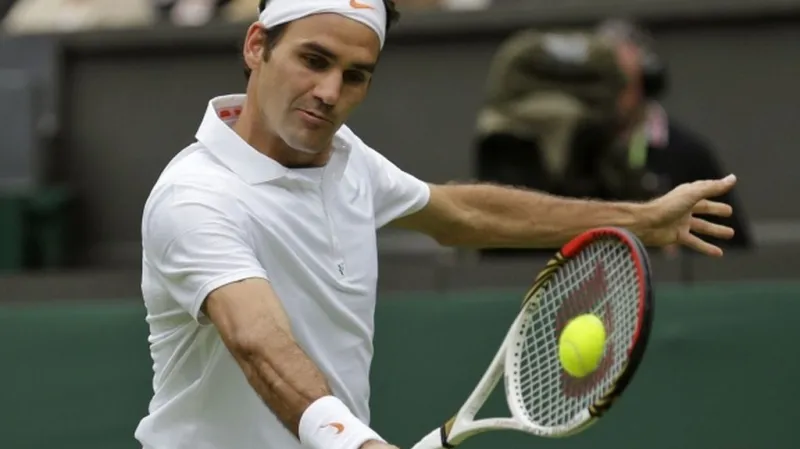 Roger Federer na letošním Wimbledonu