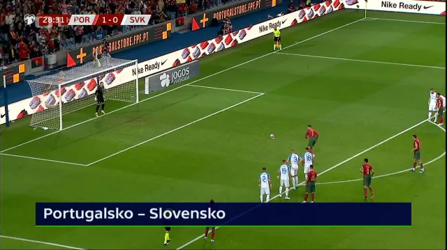 Sestřih utkání Portugalsko – Slovensko