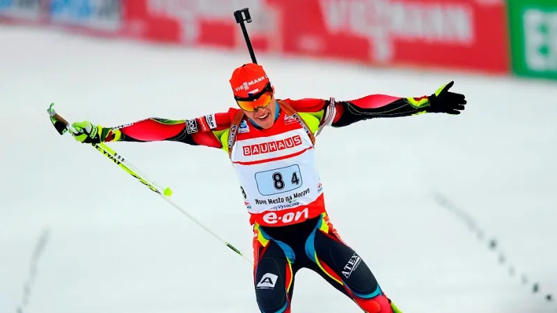 Michal Krčmář dováží českou štafetu na šestém místě