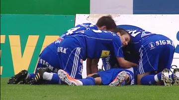 Radost olomouckých fotbalistů