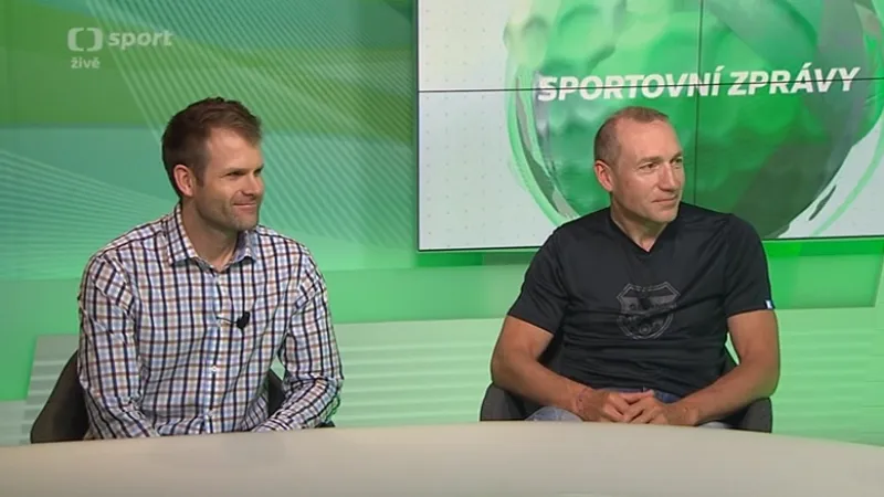 Dan Šnajdr a Michal Stark byli hosty Sportovních zpráv