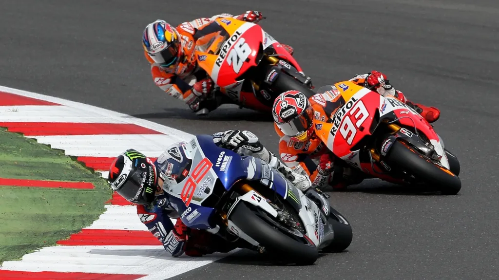 Jorge Lorenzo, Marc Márquz a Dani Pedrosa
