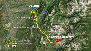 Představení 18. etapy Tour de France