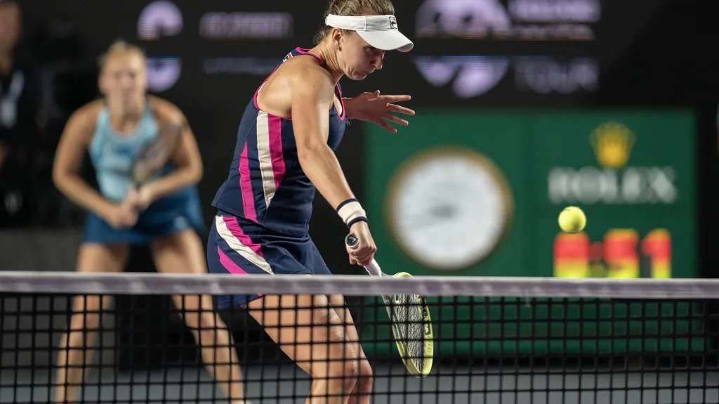 Barbora Krejčíková a Kateřina Siniaková