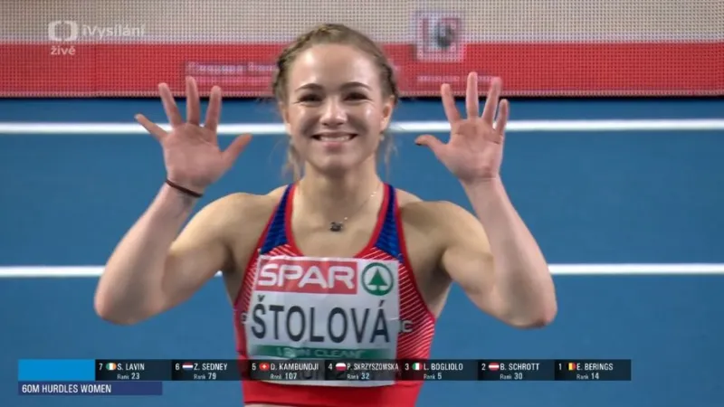 Semifinálový běh Markéty Štolové